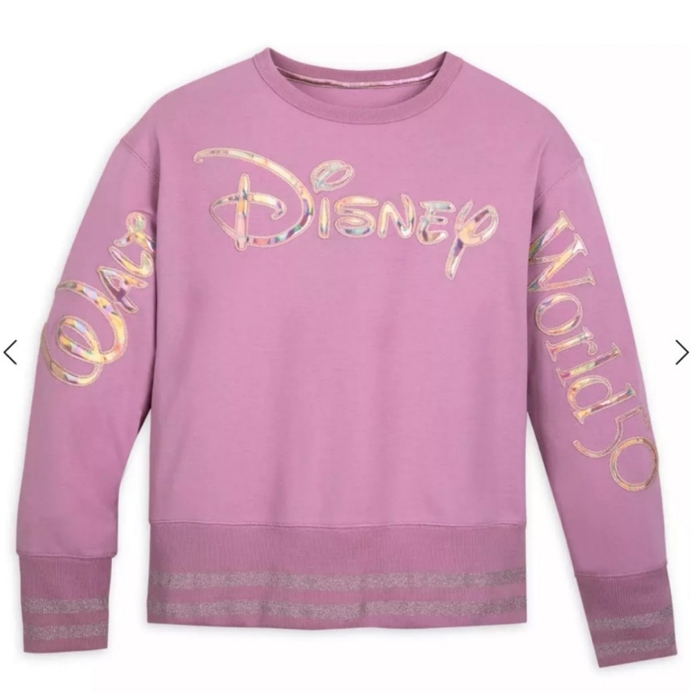 Walt Disney World 50 logo appliqué pullover NWT